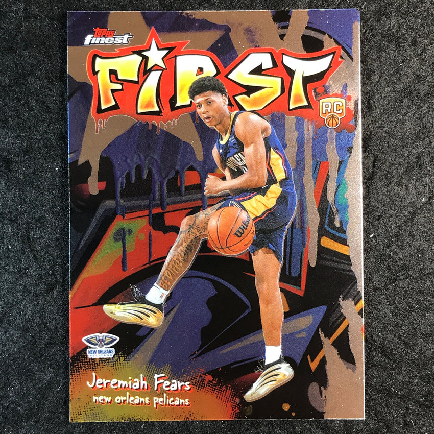 2025-26 Topps Finest JEREMIAH FEARS First Rookie Base #7
