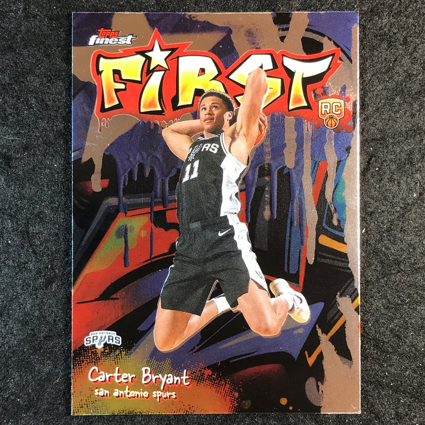 2025-26 Topps Finest CARTER BRYANT First Rookie Base #14