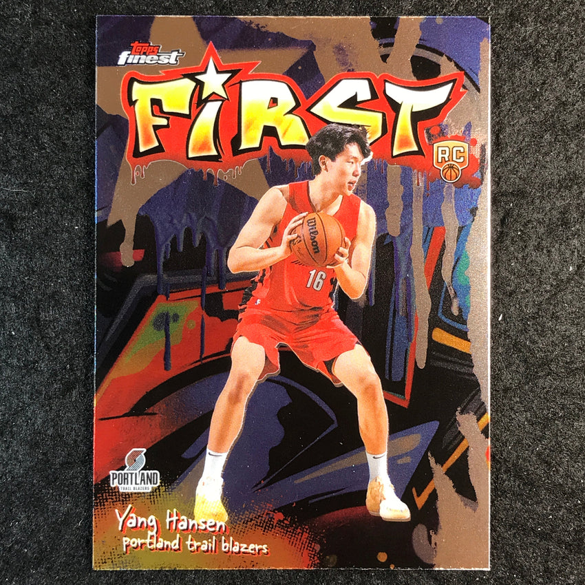 2025-26 Topps Finest YANG HANSEN First Rookie Base #16