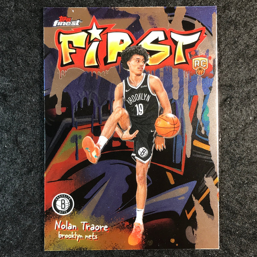 2025-26 Topps Finest NOLAN TRAORE First Rookie Base #19