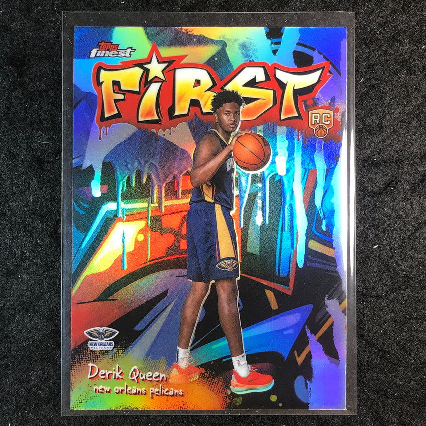 2025-26 Topps Finest DERIK QUEEN First Rookie Refractor #13