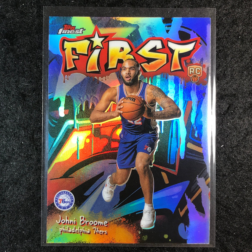 2025-26 Topps Finest JOHNI BROOME First Rookie Refractor #25