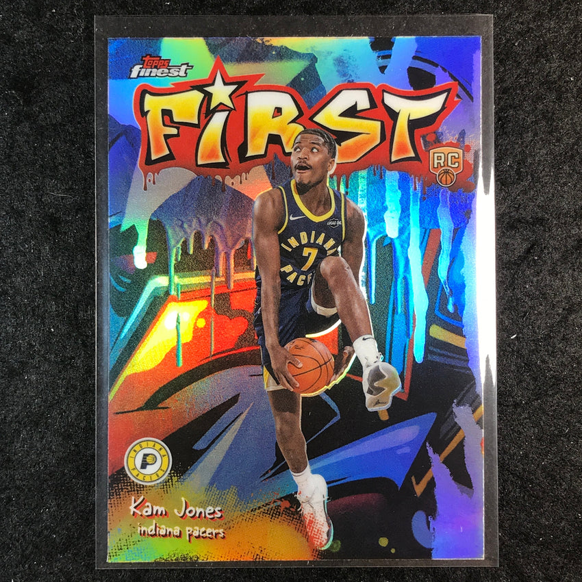 2025-26 Topps Finest KAM JONES First Rookie Refractor #28
