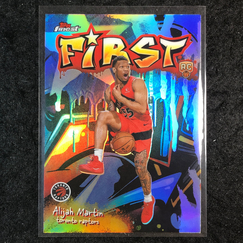 2025-26 Topps Finest ALIJAH MARTIN First Rookie Refractor #29