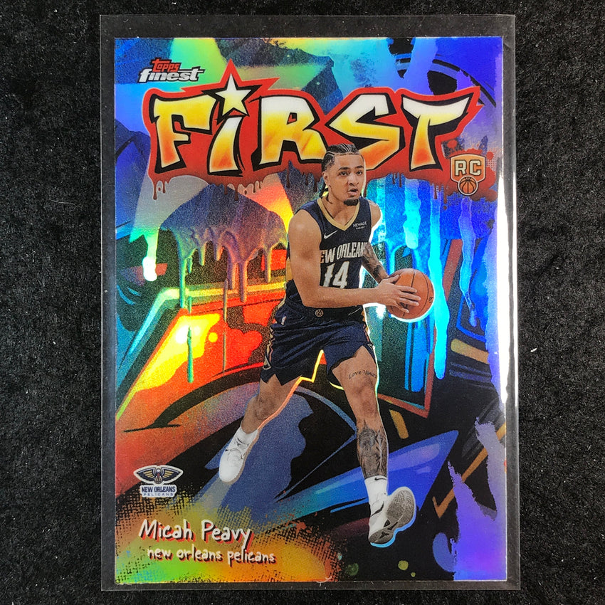 2025-26 Topps Finest MICAH PEAVY First Rookie Refractor #30