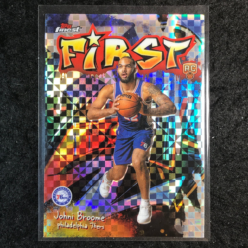 2025-26 Topps Finest JOHNI BROOME First Rookie X-Fractor #25