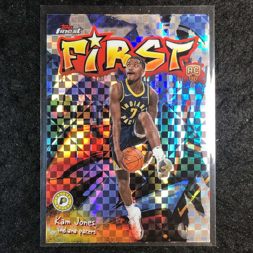 2025-26 Topps Finest KAM JONES First Rookie X-Fractor #28