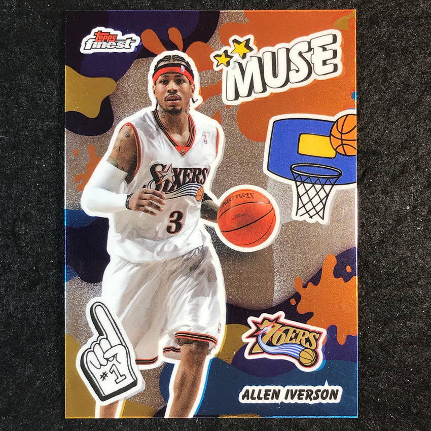 2025-26 Topps Finest ALLEN IVERSON Muse Base #1
