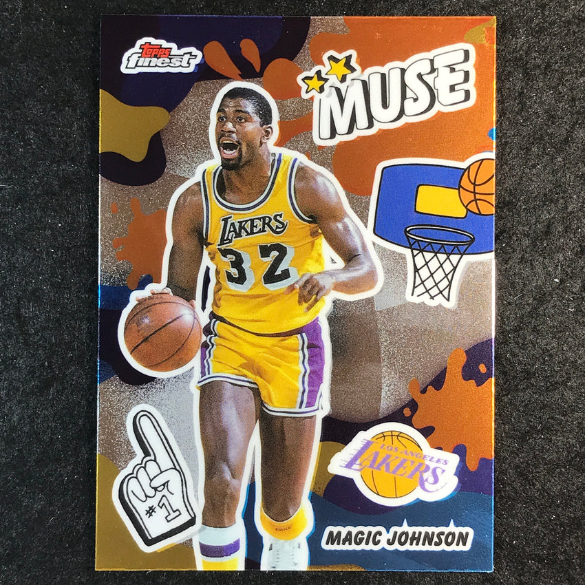 2025-26 Topps Finest MAGIC JOHNSON Muse Base #3