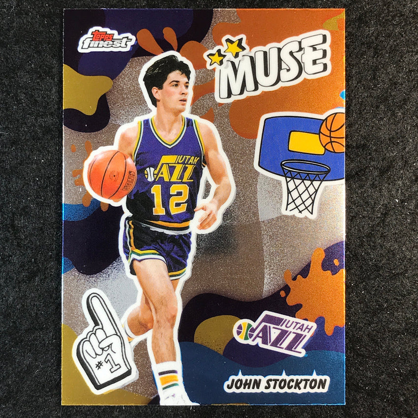 2025-26 Topps Finest JOHN STOCKTON Muse Base #10