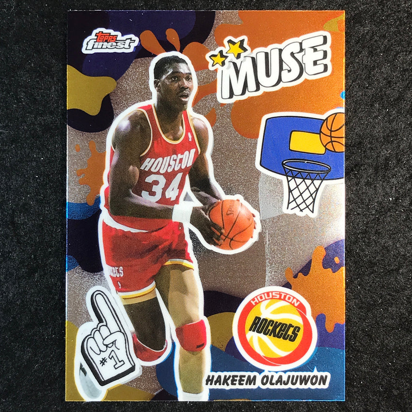 2025-26 Topps Finest HAKEEM OLAJUWON Muse Base #17