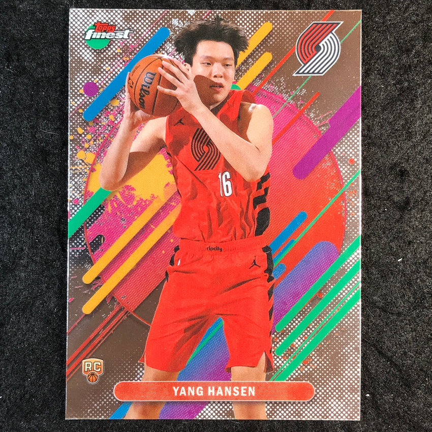 2025-26 Topps Finest YANG HANSEN Rare Rookie Base #216