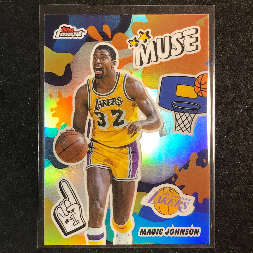 2025-26 Topps Finest MAGIC JOHNSON Muse Refractor #3