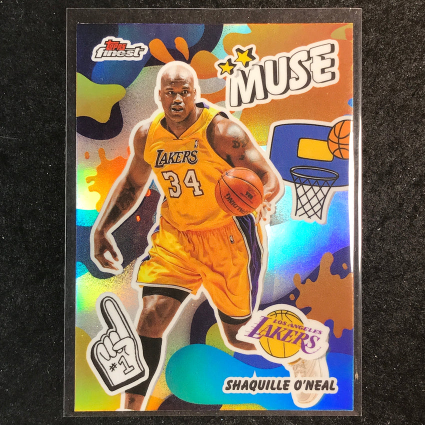 2025-26 Topps Finest SHAQUILLE O'NEAL Muse Refractor #4