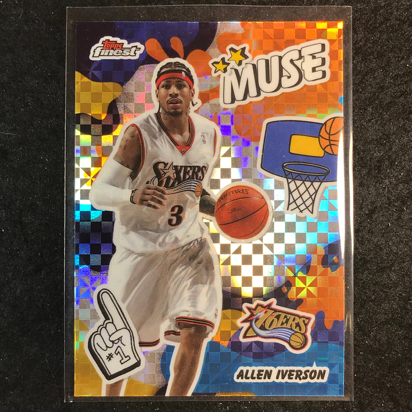 2025-26 Topps Finest ALLEN IVERSON Muse X-Fractor #1