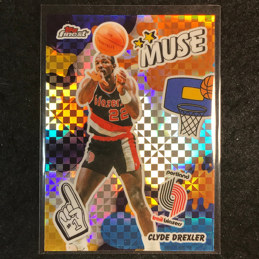 2025-26 Topps Finest CLYDE DREXLER Muse X-Fractor #22