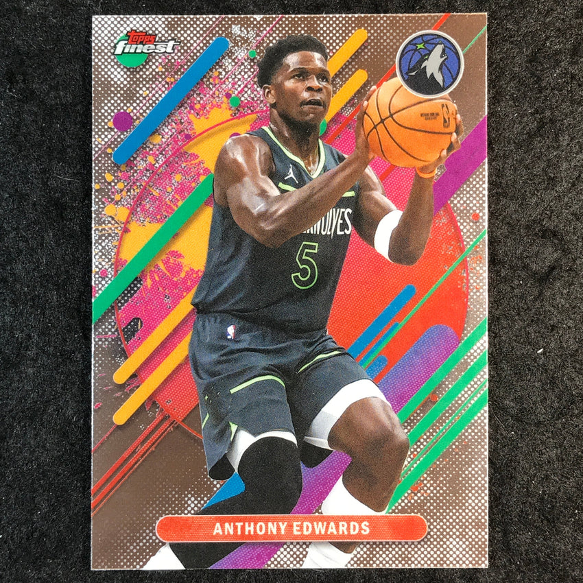 2025-26 Topps Finest ANTHONY EDWARDS Rare Base #263