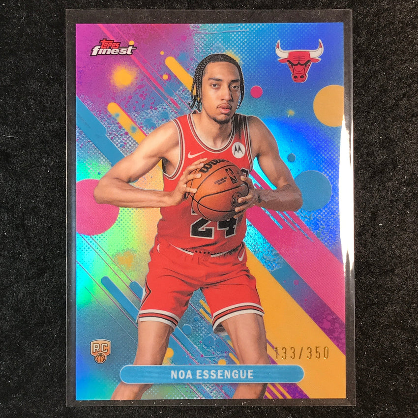 2025-26 Topps Finest NOA ESSENGUE Common Rookie Sky Blue 133/350 #12