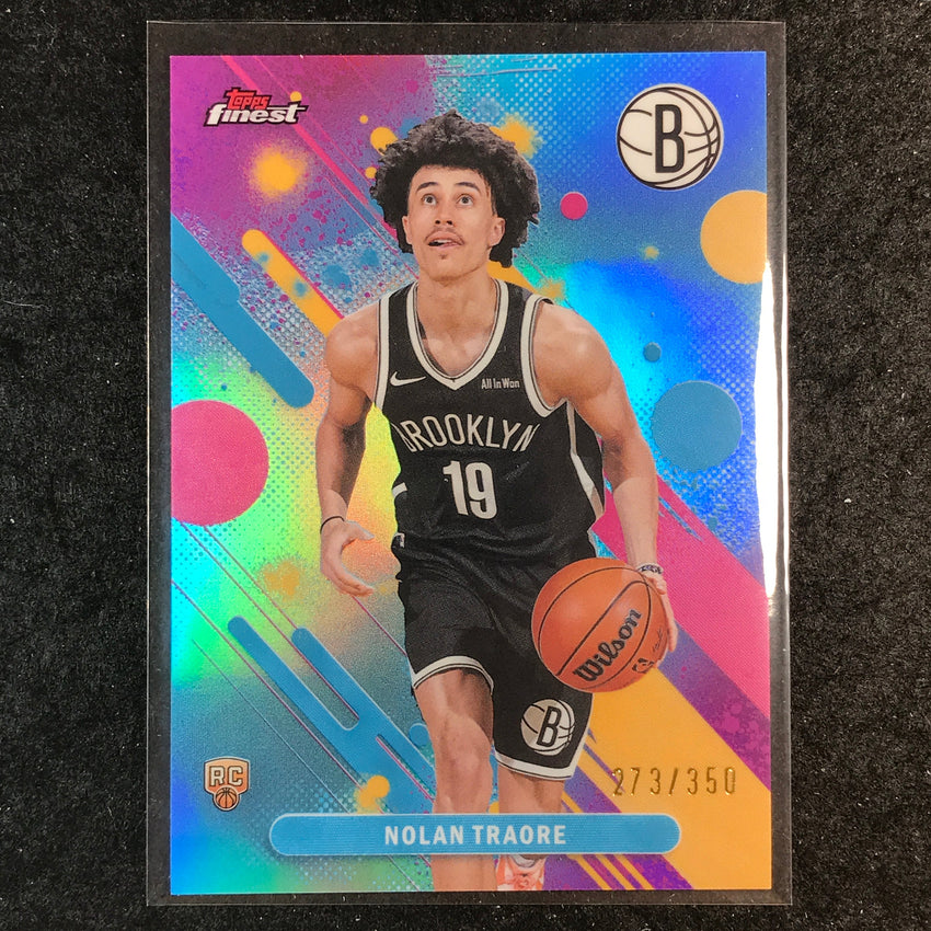 2025-26 Topps Finest NOLAN TRAORE Common Rookie Sky Blue 273/350 #19
