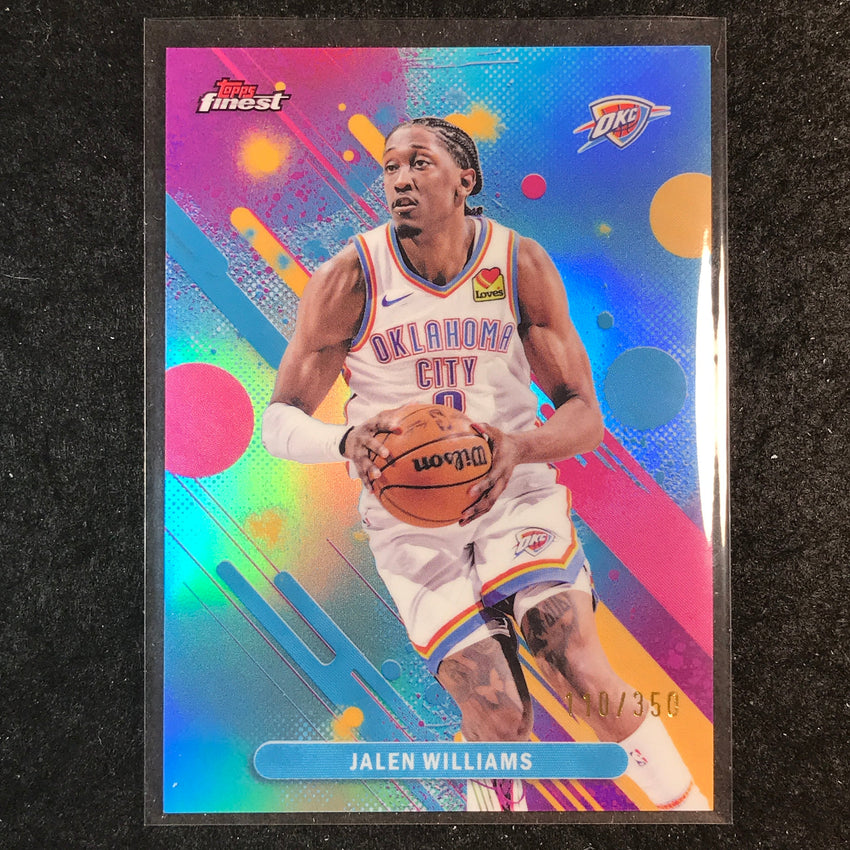 2025-26 Topps Finest JALEN WILLIAMS Common Sky Blue 110/350 #67