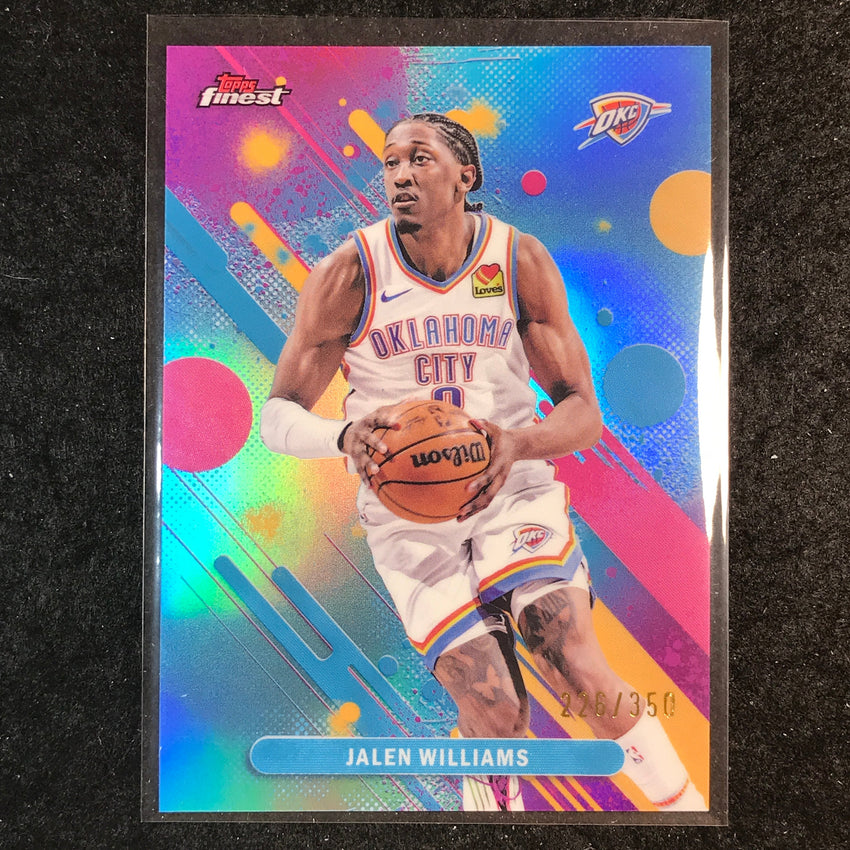 2025-26 Topps Finest JALEN WILLIAMS Common Sky Blue 226/350 #67