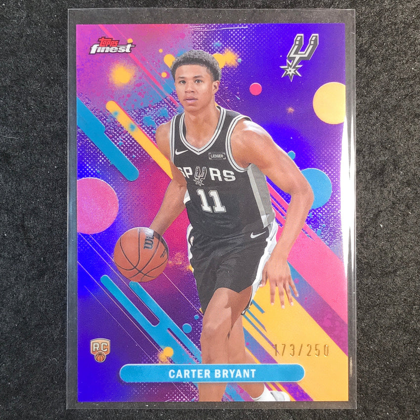 2025-26 Topps Finest CARTER BRYANT Common Rookie Purple 173/250 #14
