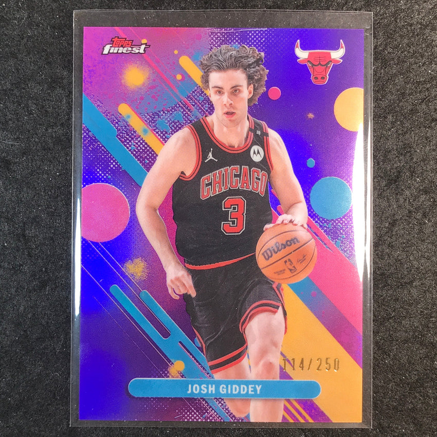 2025-26 Topps Finest JOSH GIDDEY Common Purple 114/250 #34