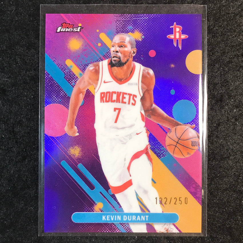 2025-26 Topps Finest KEVIN DURANT Common Purple 132/250 #83