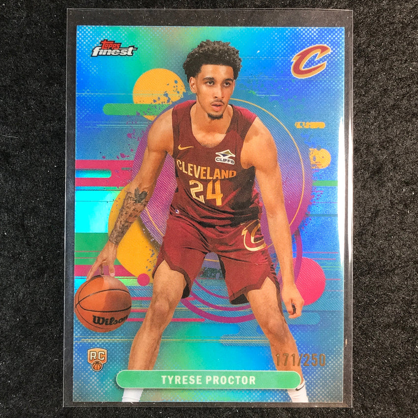 2025-26 Topps Finest TYRESE PROCTOR Uncommon Rookie Sky Blue 171/250 #135