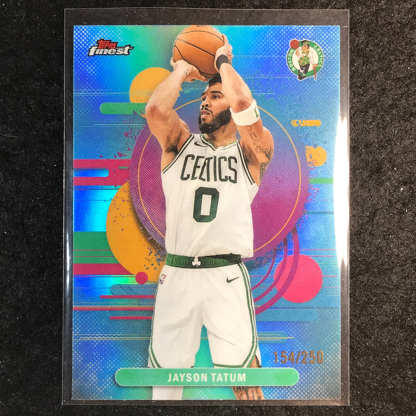 2025-26 Topps Finest JAYSON TATUM Uncommon Sky Blue 154/250 #136