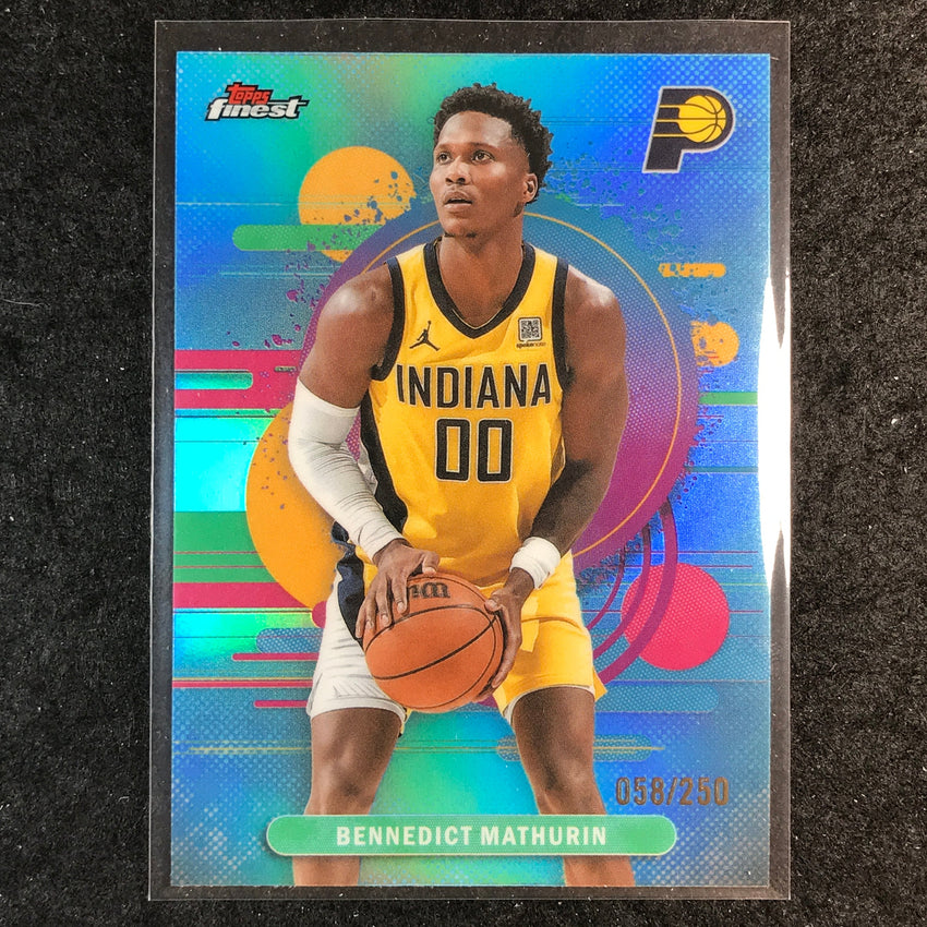 2025-26 Topps Finest BENNEDICT MATHURIN Uncommon Sky Blue 58/250 #146