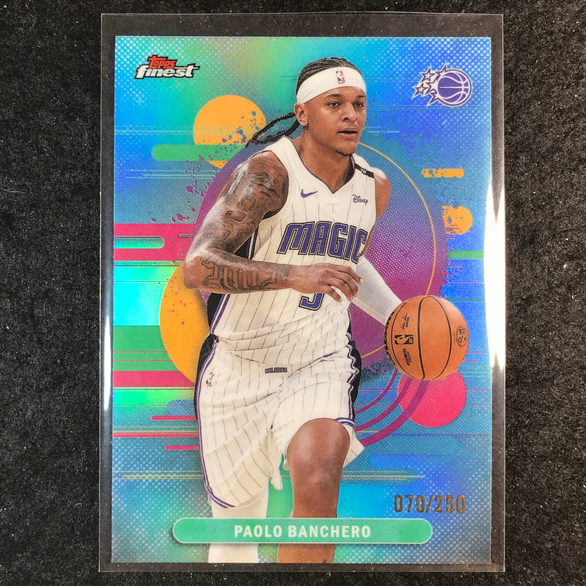 2025-26 Topps Finest PAOLO BANCHERO Uncommon Sky Blue 70/250 #154