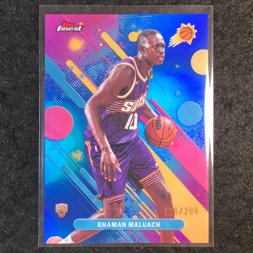 2025-26 Topps Finest KHAMAN MALUACH Common Rookie Blue 120/200 #10