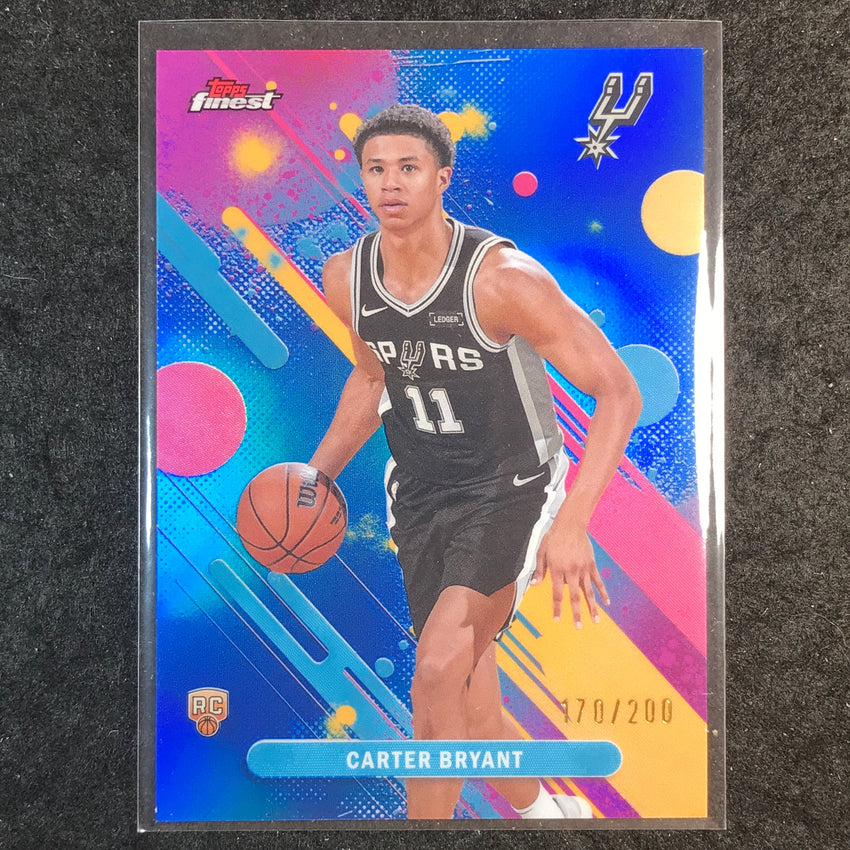 2025-26 Topps Finest CARTER BRYANT Common Rookie Blue 170/200 #14