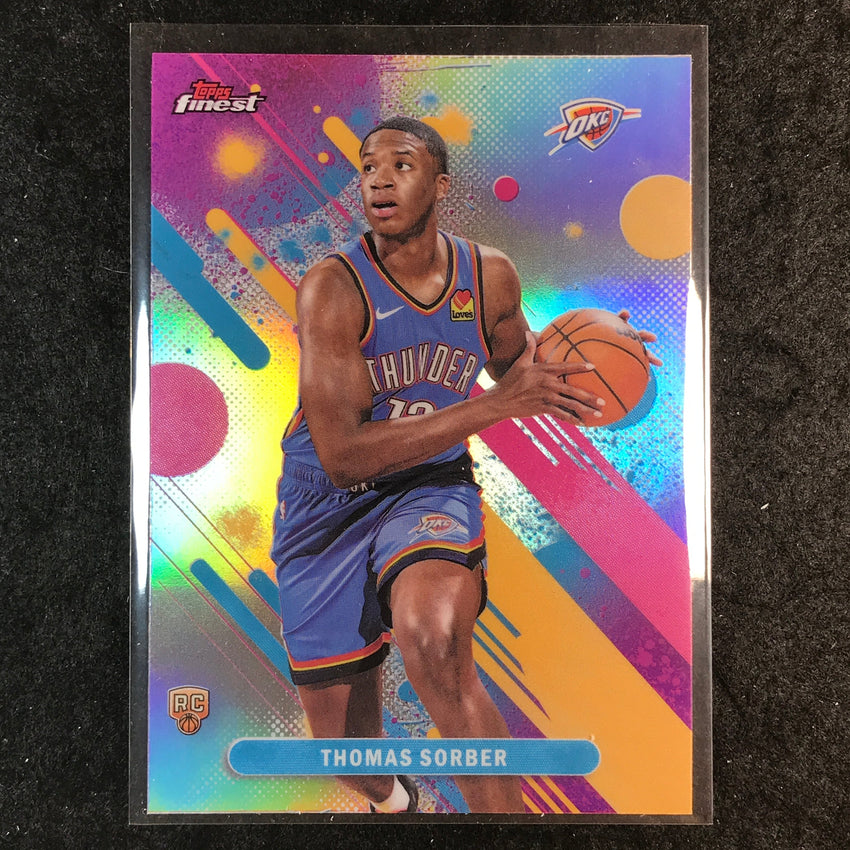 2025-26 Topps Finest THOMAS SORBER Common Rookie Refractor #15