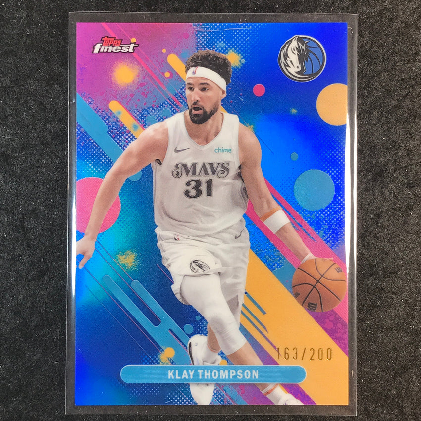 2025-26 Topps Finest KLAY THOMPSON Common Blue 163/200 #89