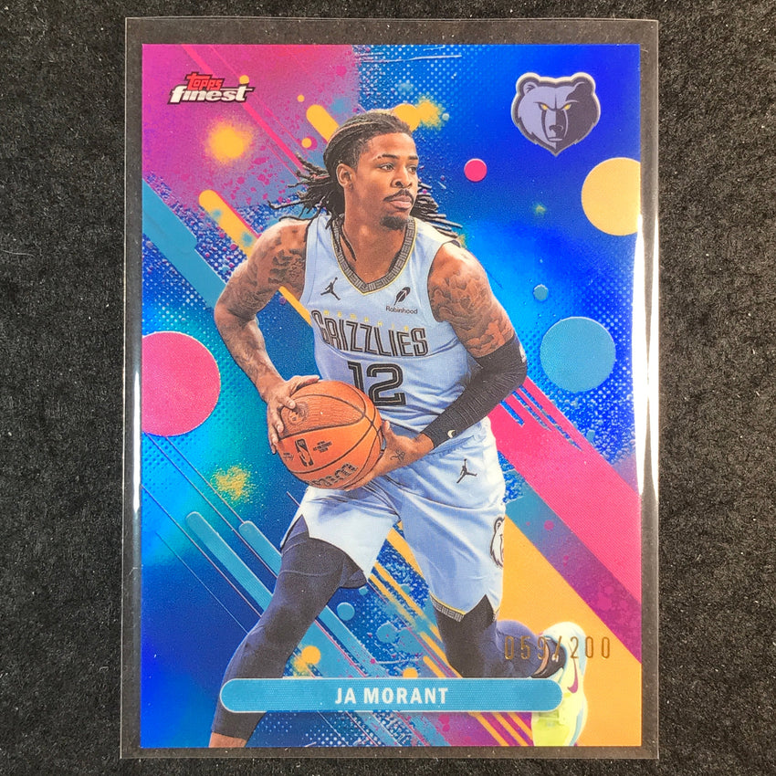2025-26 Topps Finest JA MORANT Common Blue 59/200 #93