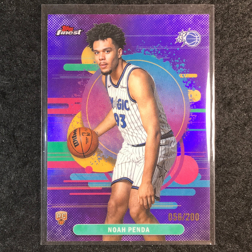 2025-26 Topps Finest NOAH PENDA Uncommon Rookie Purple 56/200 #121