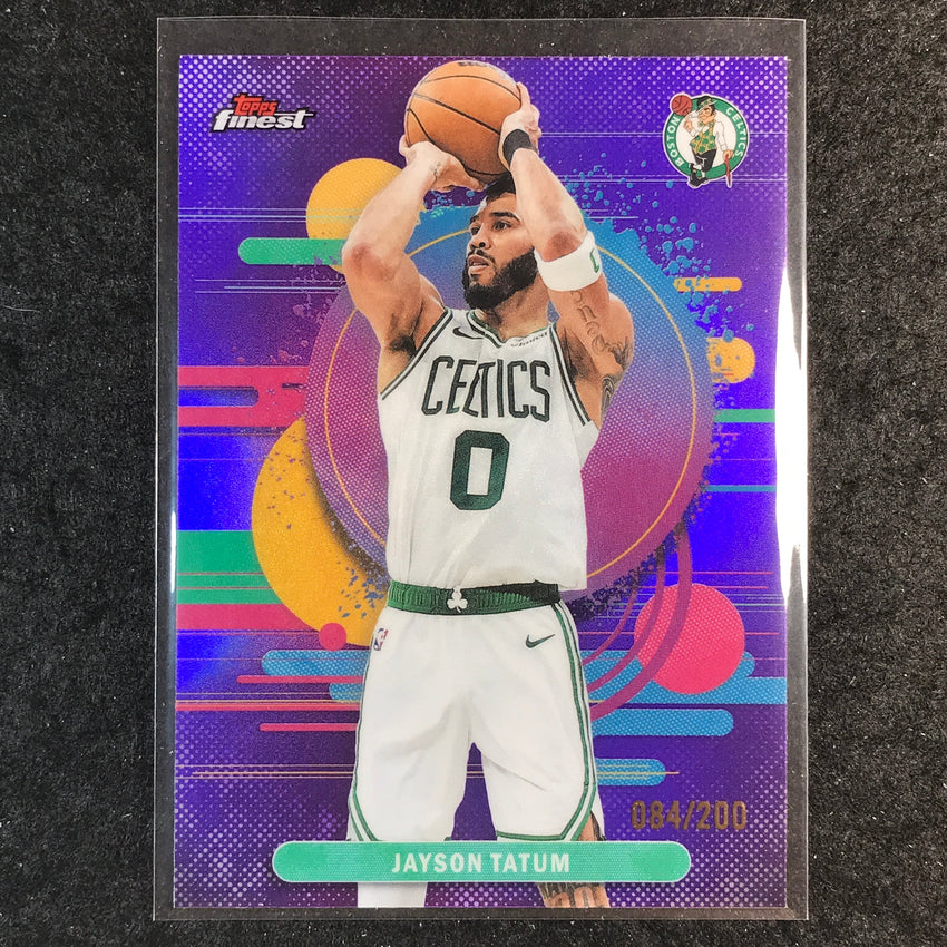 2025-26 Topps Finest JAYSON TATUM Uncommon Purple 84/200 #136