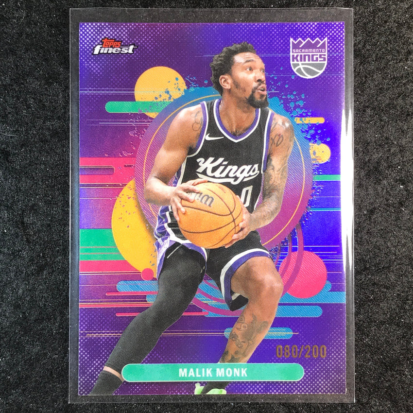 2025-26 Topps Finest MALIK MONK Uncommon Purple 80/200 #170