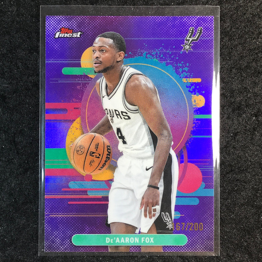 2025-26 Topps Finest DE'AARON FOX Uncommon Purple 167/200 #180