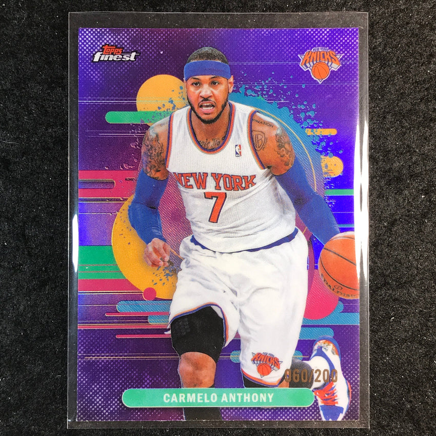 2025-26 Topps Finest CARMELO ANTHONY Uncommon Purple 60/200 #197