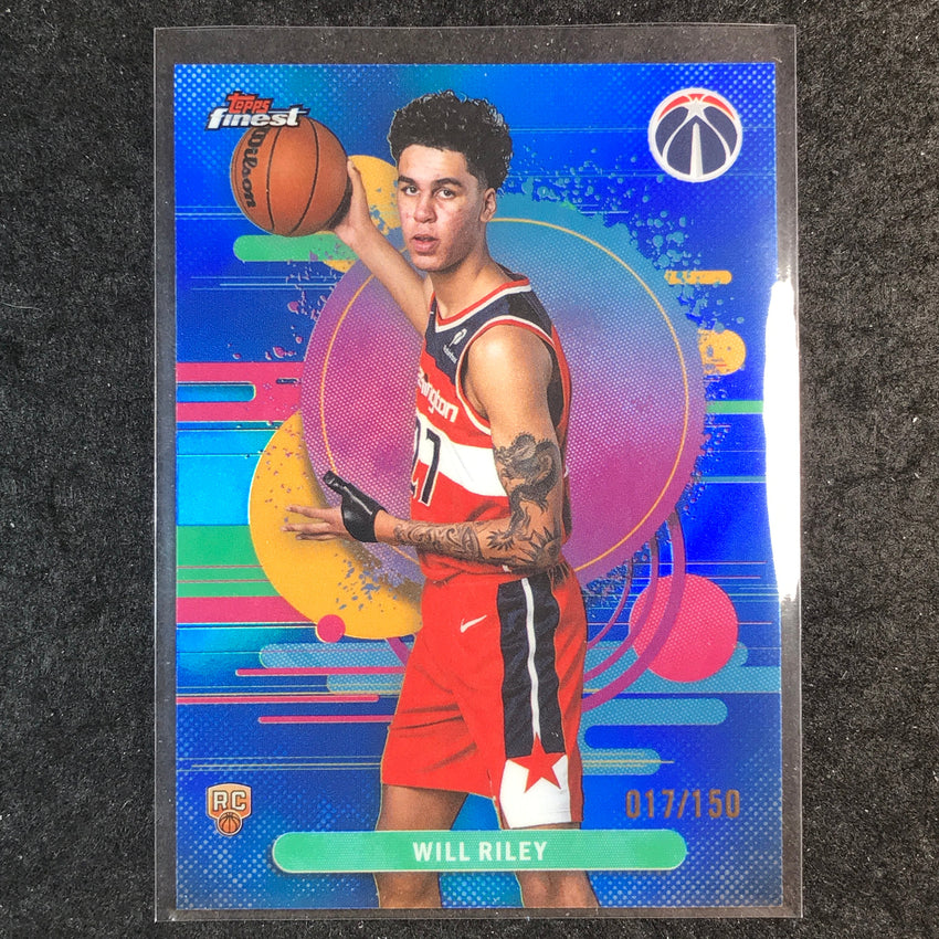 2025-26 Topps Finest WILL RILEY Uncommon Rookie Blue 17/150 #110