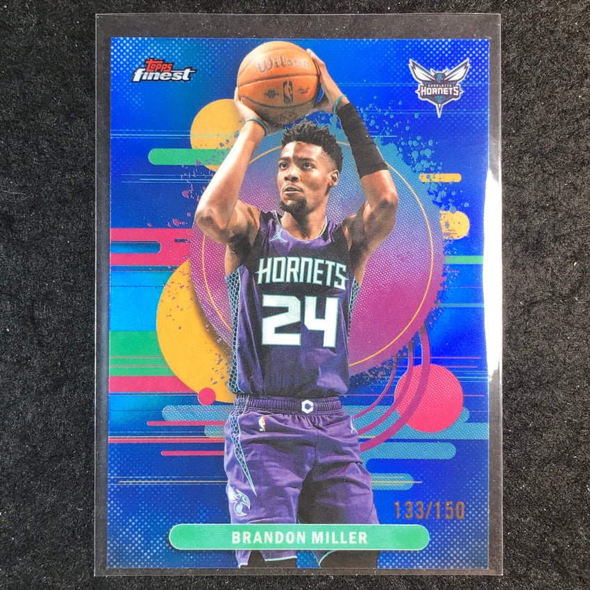 2025-26 Topps Finest BRANDON MILLER Uncommon Blue 133/150 #151