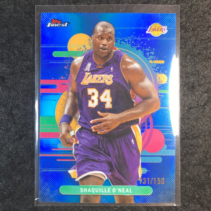 2025-26 Topps Finest SHAQUILLE O'NEAL Uncommon Blue 131/150 #194