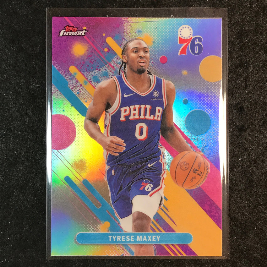 2025-26 Topps Finest TYRESE MAXEY Common Refractor #29