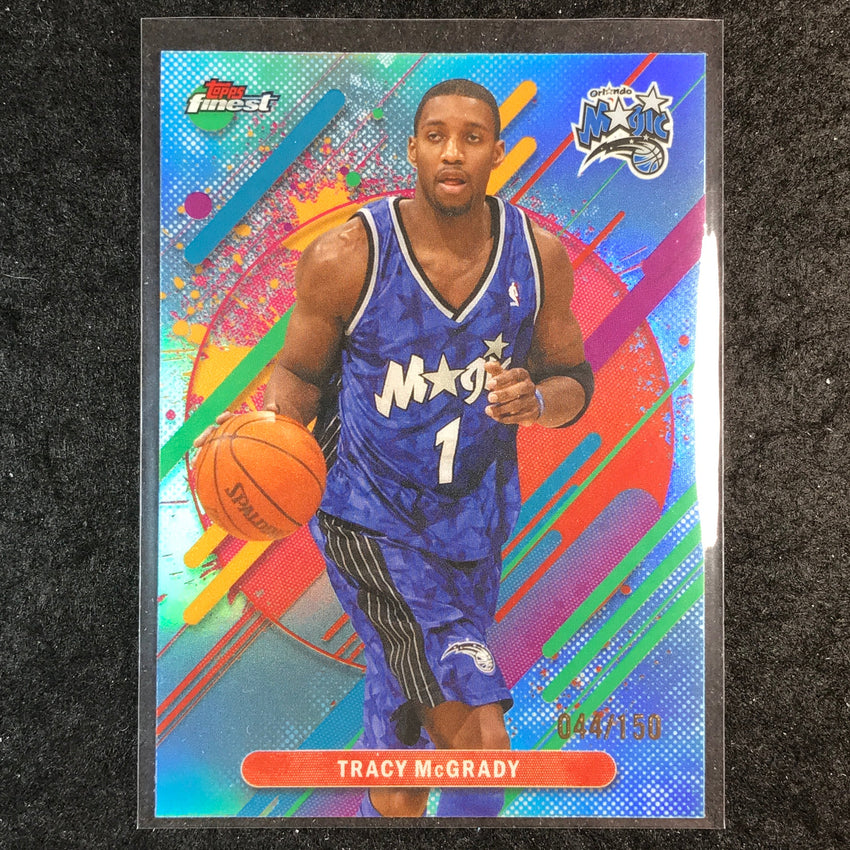 2025-26 Topps Finest TRACY MCGRADY Rare Sky Blue 44/150 #299