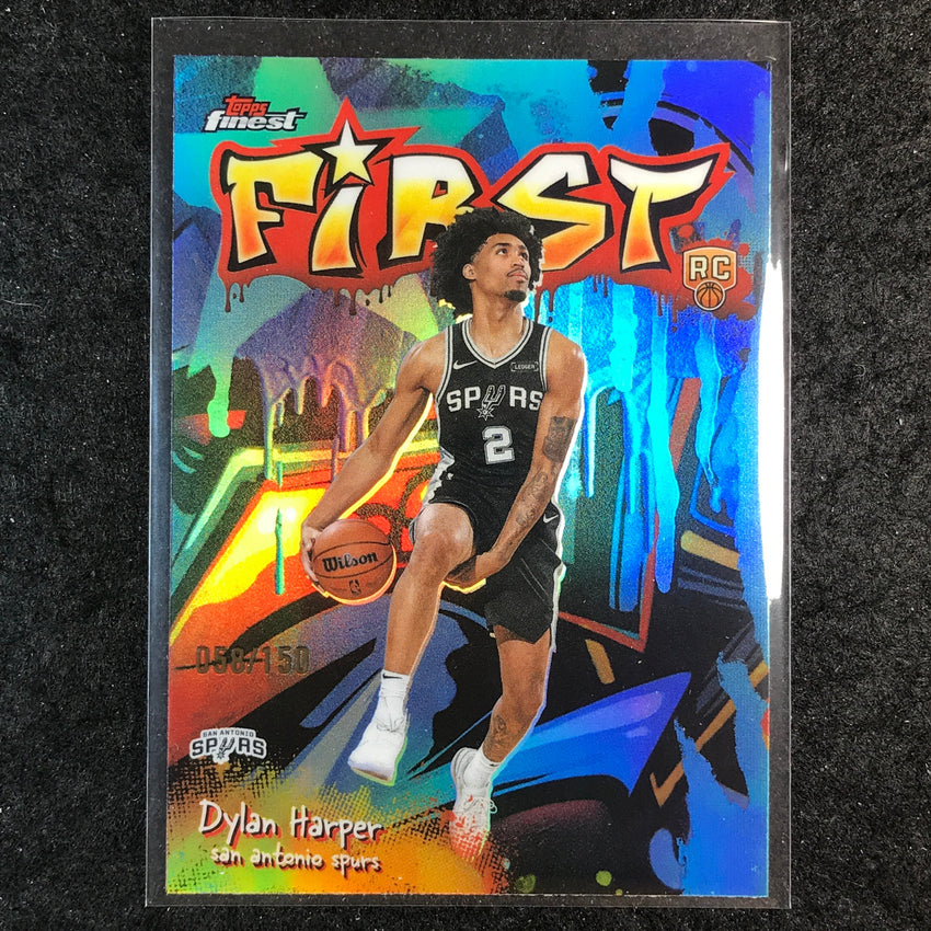 2025-26 Topps Finest DYLAN HARPER First Rookie Sky Blue 58/150 #2