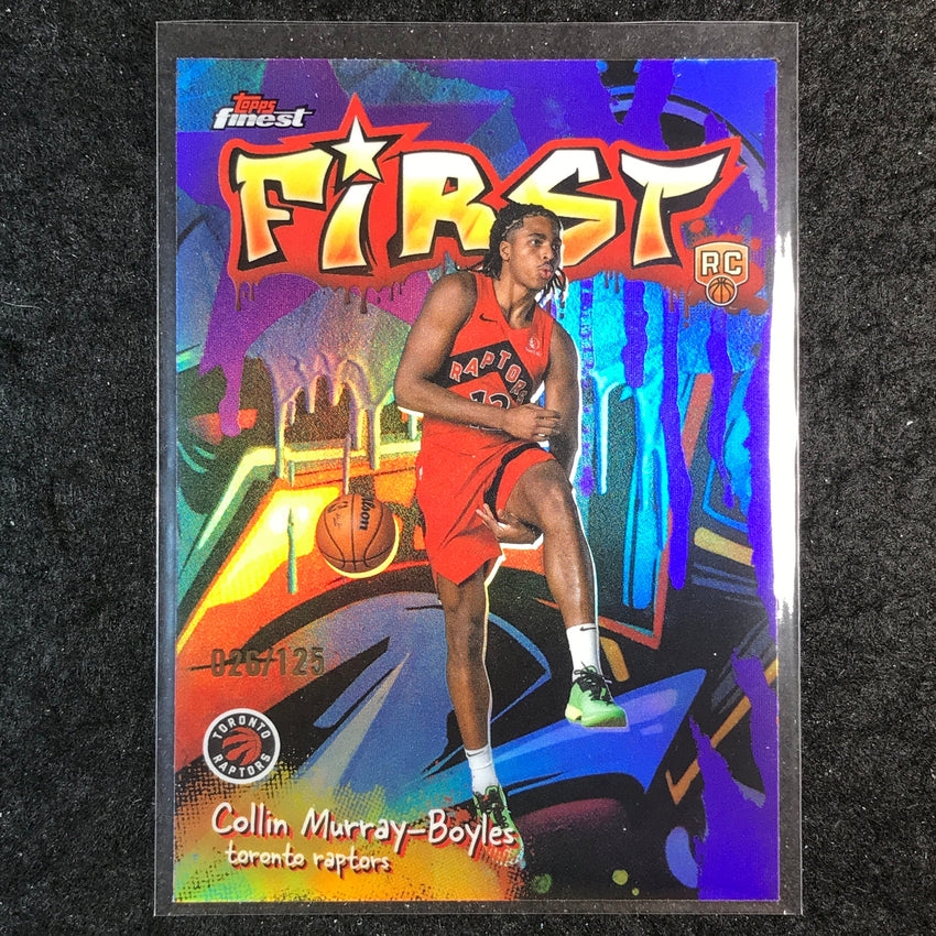 2025-26 Topps Finest COLLIN MURRAY-BOYLES First Rookie Purple 26/125 #9