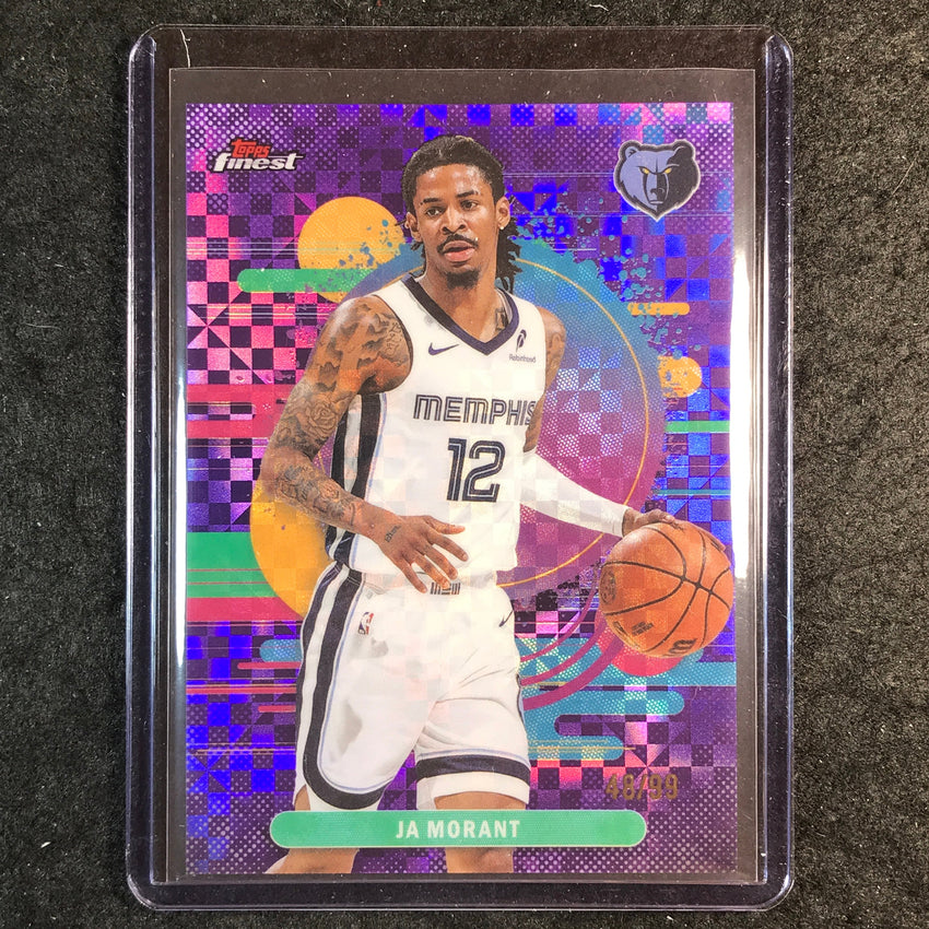 2025-26 Topps Finest JA MORANT Uncommon Purple X-Fractor 48/99 #175